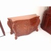 Kệ TV - Tủ hộc kéo - Tủ commode cổ điển ngang 1m6 gỗ gõ đỏ mẫu Hoàng Gia