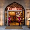 Vách CNC gỗ căm xe nhà hàng Tandoor quận 1