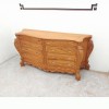 Kệ TV - Tủ hộc kéo - Tủ commode cổ điển ngang 1m6 gỗ gõ đỏ mẫu Hoàng Gia