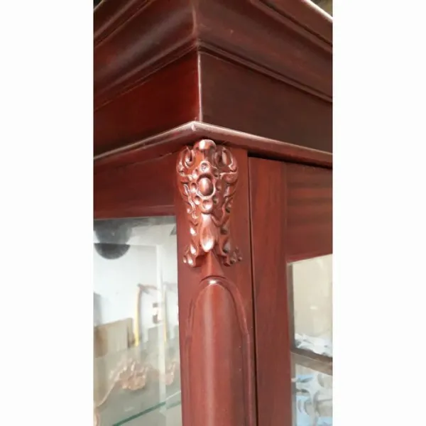 Tủ ly - Tủ rượu 1 cánh ngang 67 cm gỗ căm xe mẫu Slim