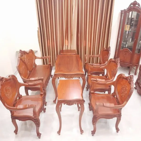 Tủ ly - Tủ rượu góc 1 cánh cổ điển mẫu Loreen