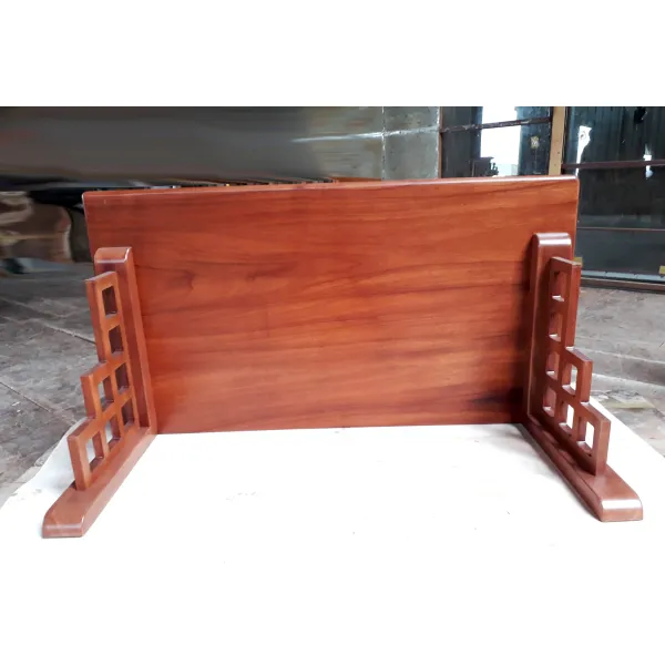 Trang thờ - Bàn thờ treo ngang 88 cm gỗ hồng đào mẫu ô vuông 