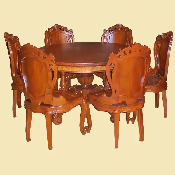 Ghế không tay cổ điển gỗ hương lưng nu nguyên tấm mẫu Alexander