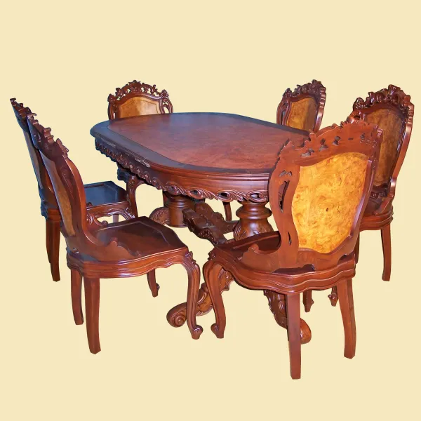 Ghế không tay cổ điển gỗ hương lưng nu nguyên tấm mẫu Alexander