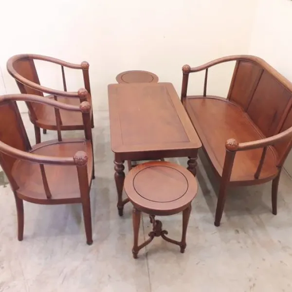 Salon hiện đại 6 món gỗ hương mẫu Hy Lạp