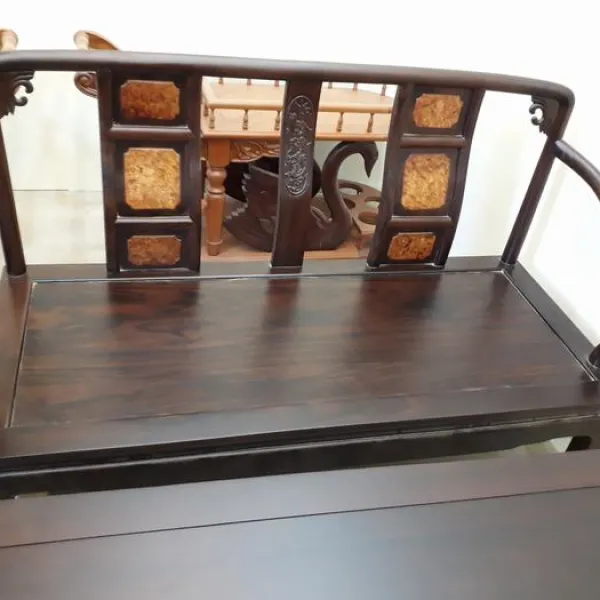 Salon Minh lưng nu 5 món gỗ chiu liu (muồng đen, chiêu liêu)