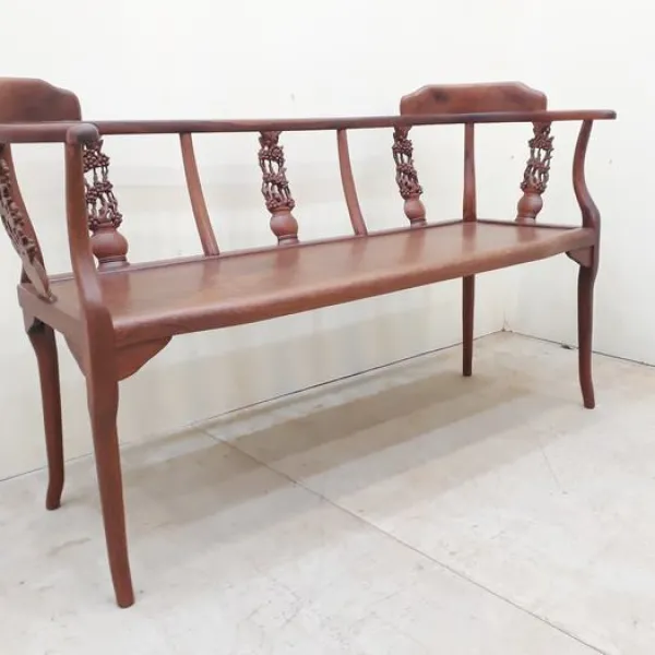Bộ trường kỷ 4 món gỗ gõ đỏ mẫu Mai Ngọc
