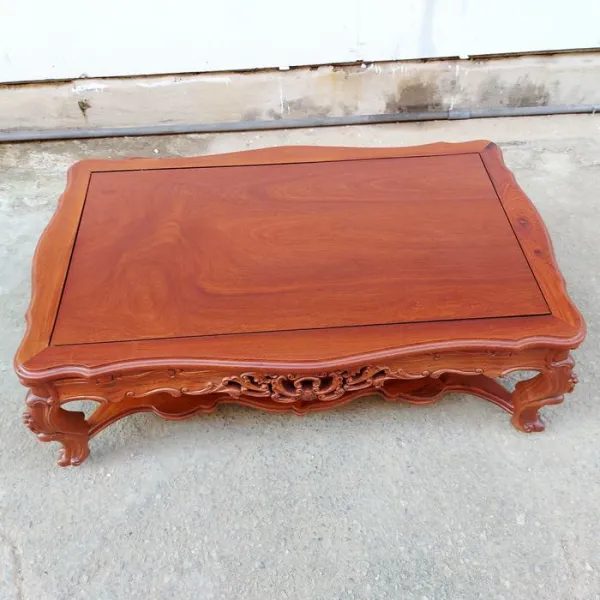 Bàn salon - Bàn sofa - Bàn nước - Bàn trà cổ điển gỗ hương mẫu Nữ Hoàng