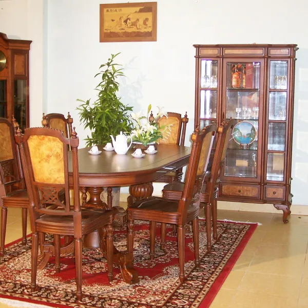 Ghế không tay cổ điển gỗ hương lưng nu nguyên tấm mẫu Dion