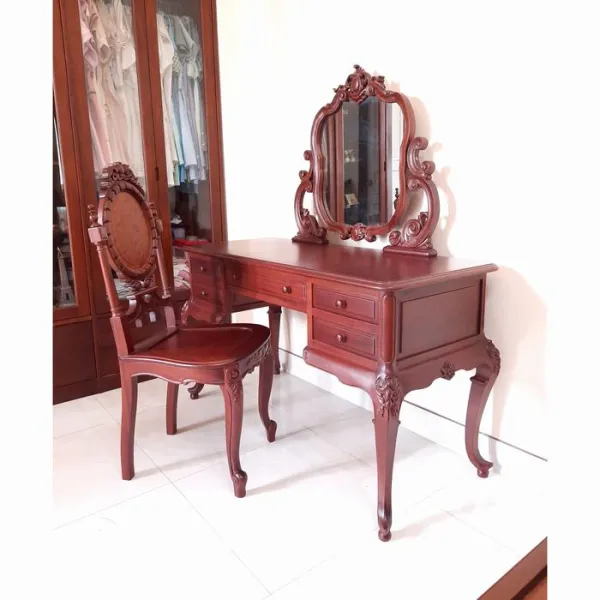 Ghế không tay cổ điển lưng nu nguyên tấm mẫu Fairy