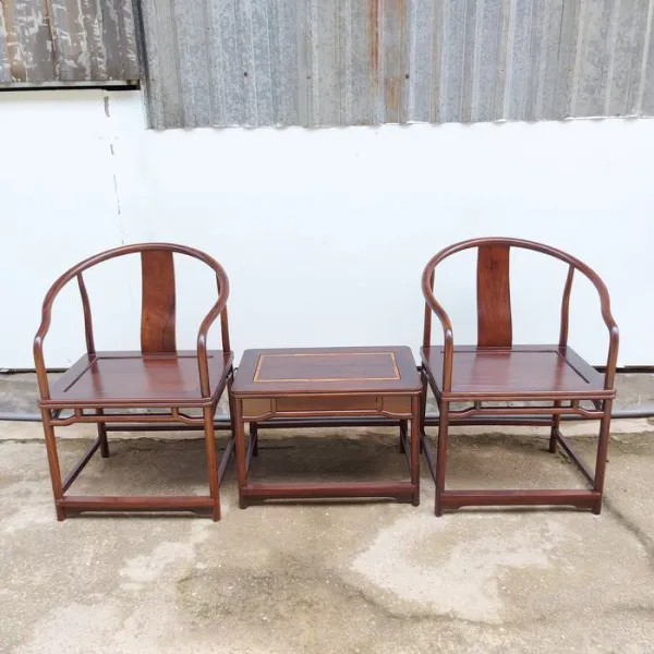 Salon Minh 5 món gỗ chiu liu (muồng đen, chiêu liêu) 