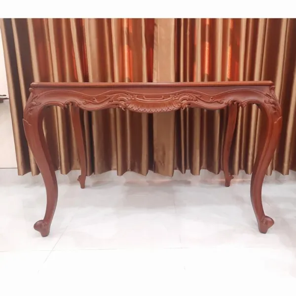 Salon gỗ cổ điển lưng chạm mẫu Louis 7 món