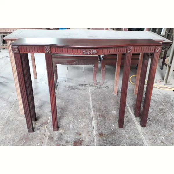 Bàn Console - Bàn trang trí cổ điển  gỗ hồng đào mẫu Slim