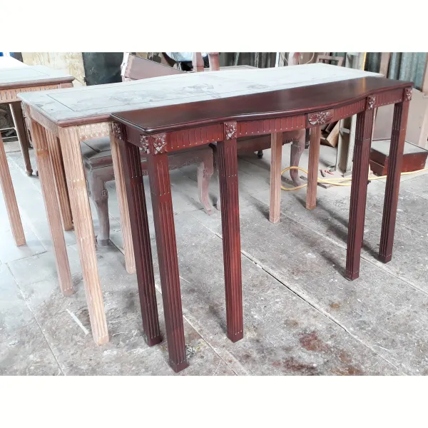 Bàn Console - Bàn trang trí cổ điển  gỗ hồng đào mẫu Slim