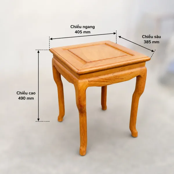 Salon gỗ phong cách Á Đông 7 món gỗ gõ mẫu Thái Sư