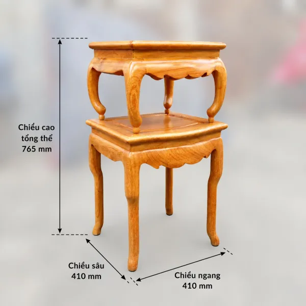 Salon gỗ phong cách Á Đông 7 món gỗ gõ mẫu Thái Sư