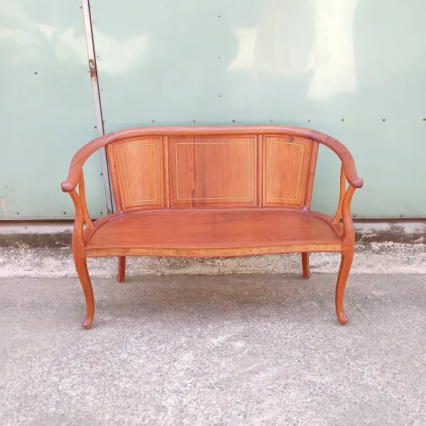 Salon hiện đại 6 món gỗ hương mẫu Tulip có viền