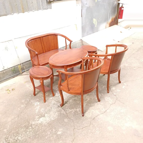 Salon hiện đại 6 món gỗ hương mẫu Tulip