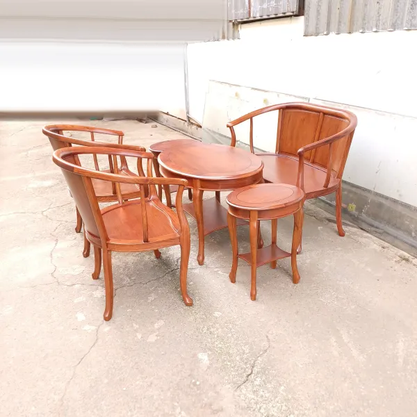 Salon hiện đại 6 món gỗ hương mẫu Tulip
