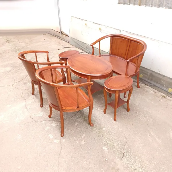 Salon hiện đại 6 món gỗ hương mẫu Tulip