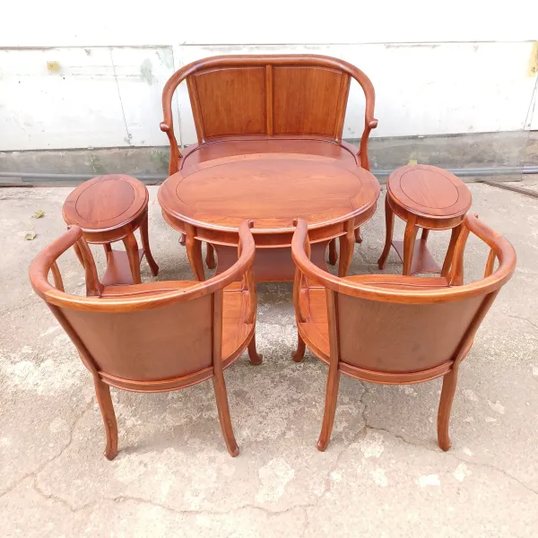 Salon hiện đại 6 món gỗ hương mẫu Tulip