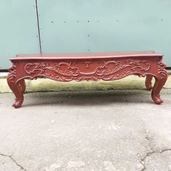 Bàn Console - Bàn trang trí phong cách cổ điển gỗ căm xe mẫu Caesar