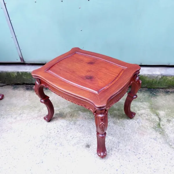Bộ bàn ghế ốp nu phong cách cổ điển châu Âu mẫu Tigon 3 món gỗ hương