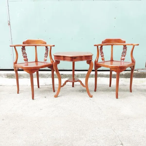 Ghế góc Mai gỗ căm xe