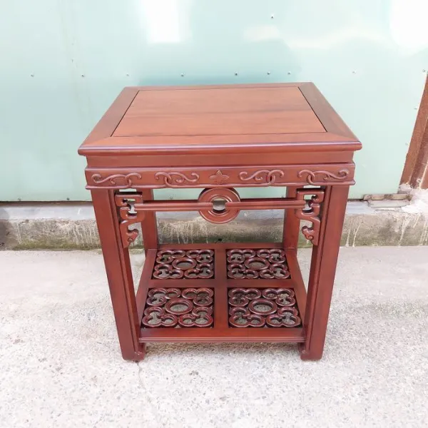 Đôn - Bàn trang trí gỗ hương mẫu Đồng Tiền lớn