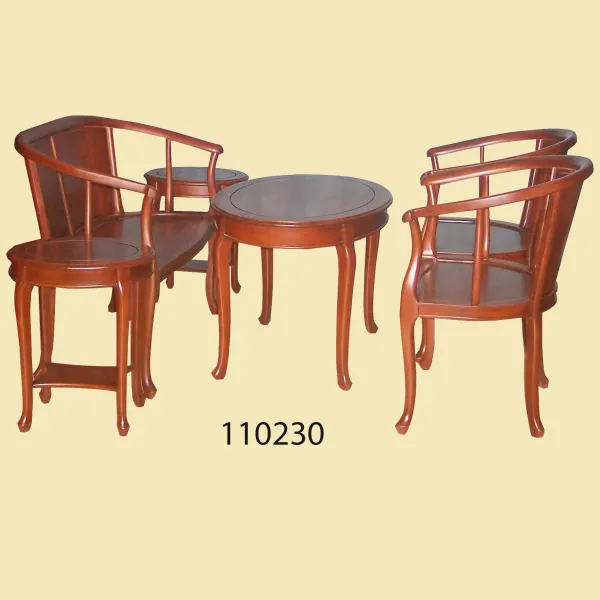 Salon hiện đại 6 món gỗ hương mẫu Tulip