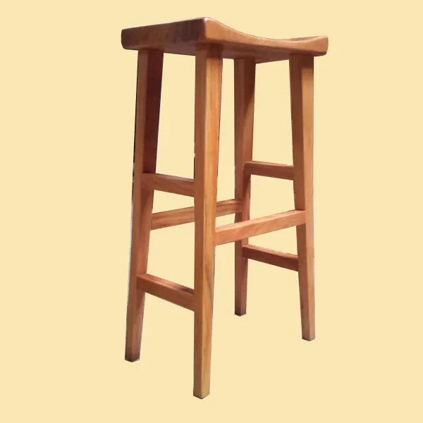 Ghế quầy bar phong cách hiện đại mẫu Mono gỗ gõ đỏ