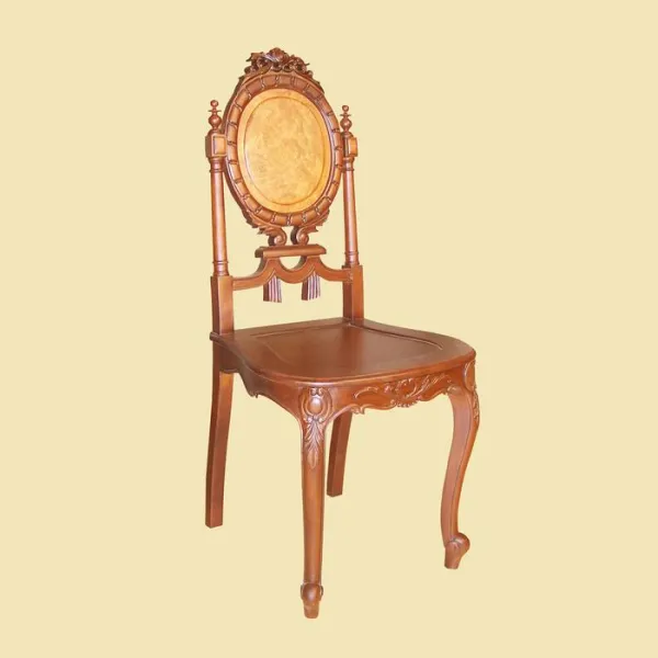 Ghế không tay cổ điển lưng nu nguyên tấm mẫu Fairy