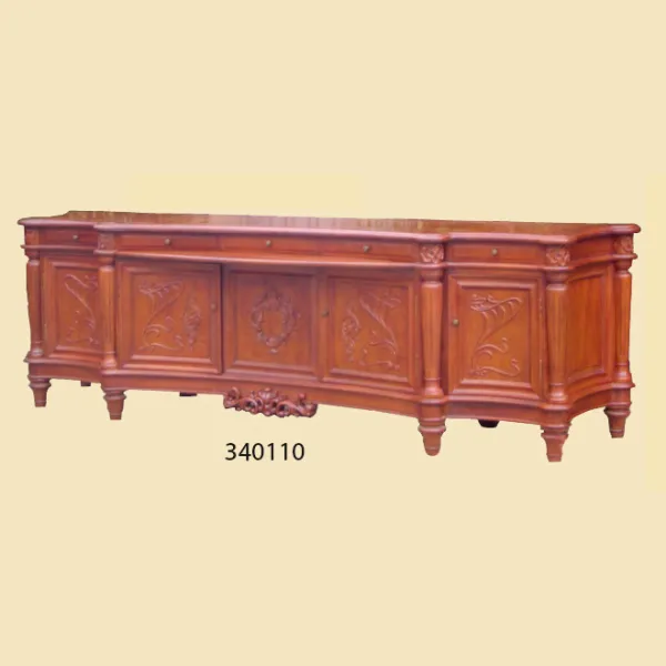 Kệ TV - Tủ búp phê phong cách cổ điển châu Âu mẫu Nam Long