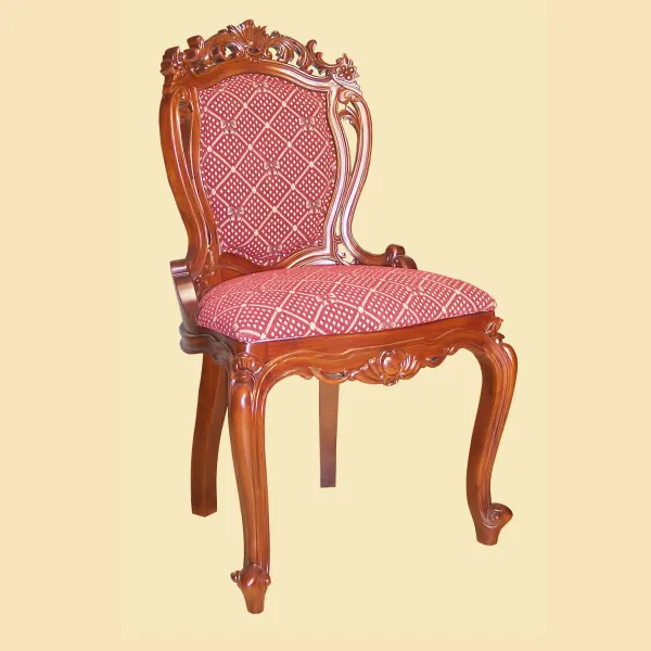 Ghế không tay cổ điển gỗ hương lưng nu nguyên tấm mẫu Alexander