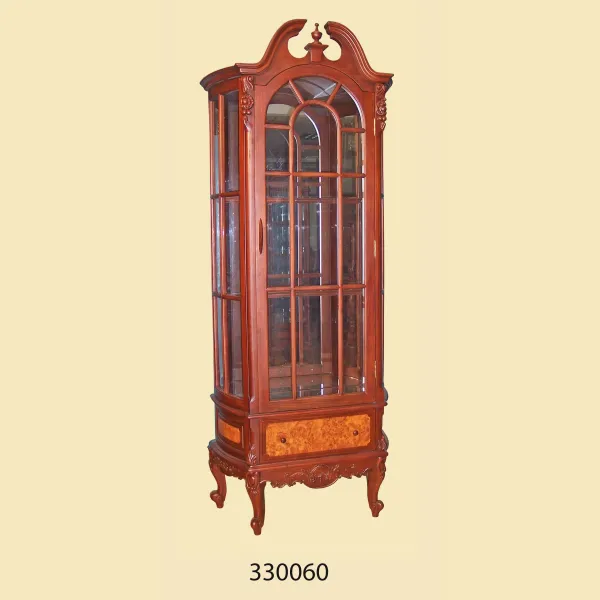 Tủ ly - Tủ rượu 1 cánh ốp nu phong cách cổ điển chẩu Âu mẫu Ánh Dương