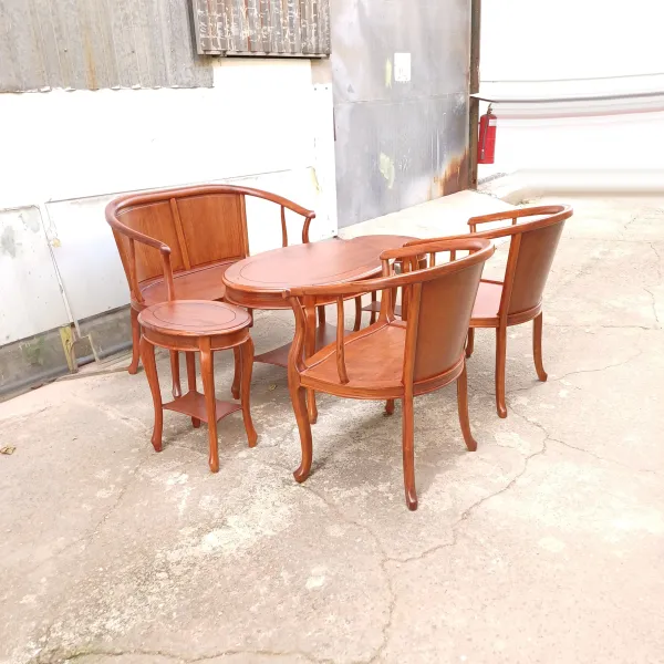 Salon hiện đại 6 món gỗ hương mẫu Tulip